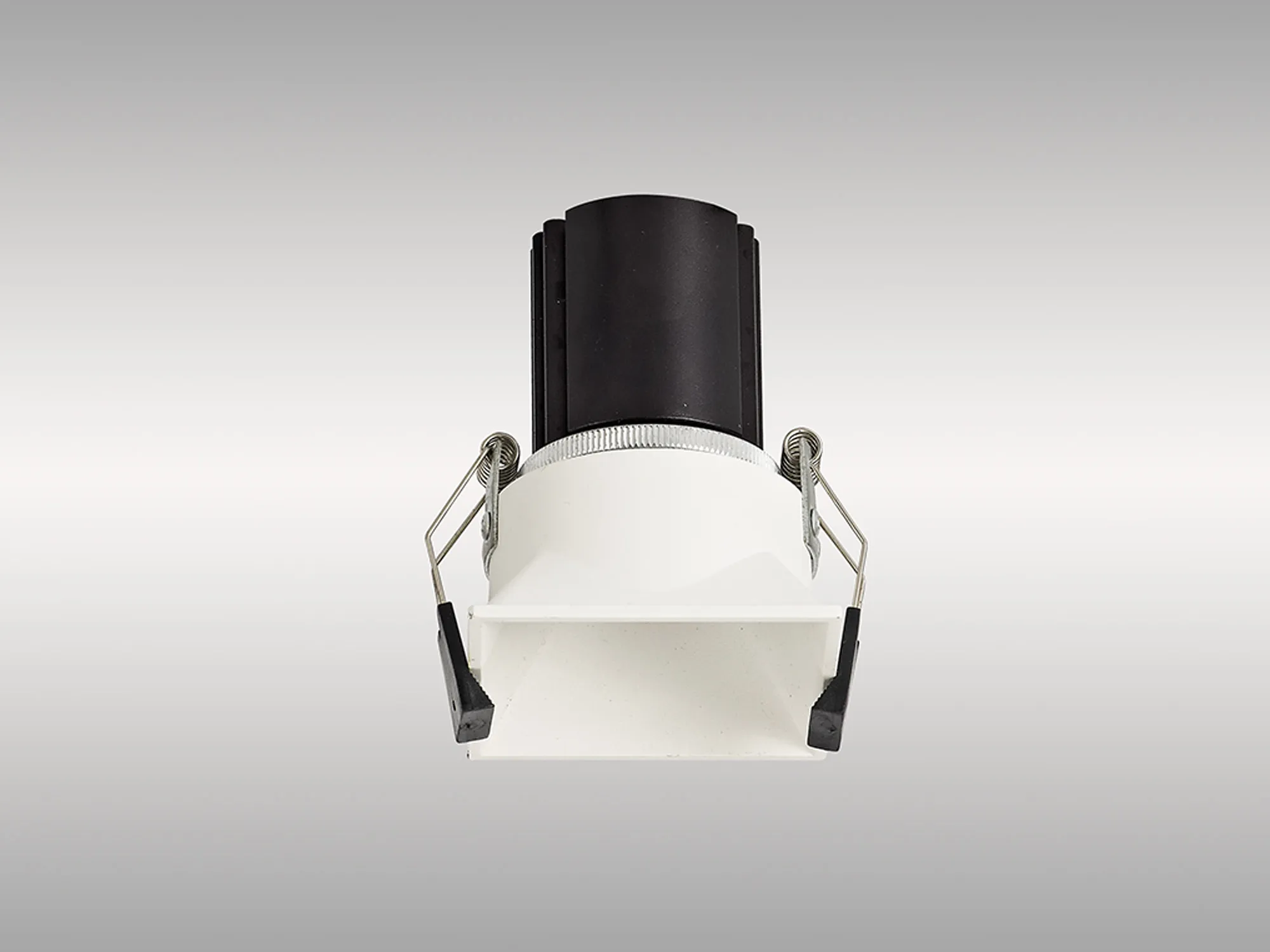 Biox 12 Tridonic Powered 12W 3000K 1200lm 12° CRI>90 LED Engine  White Square Fixed Recessed Spotlight, IP20 DM201940  Dlux Biox 12